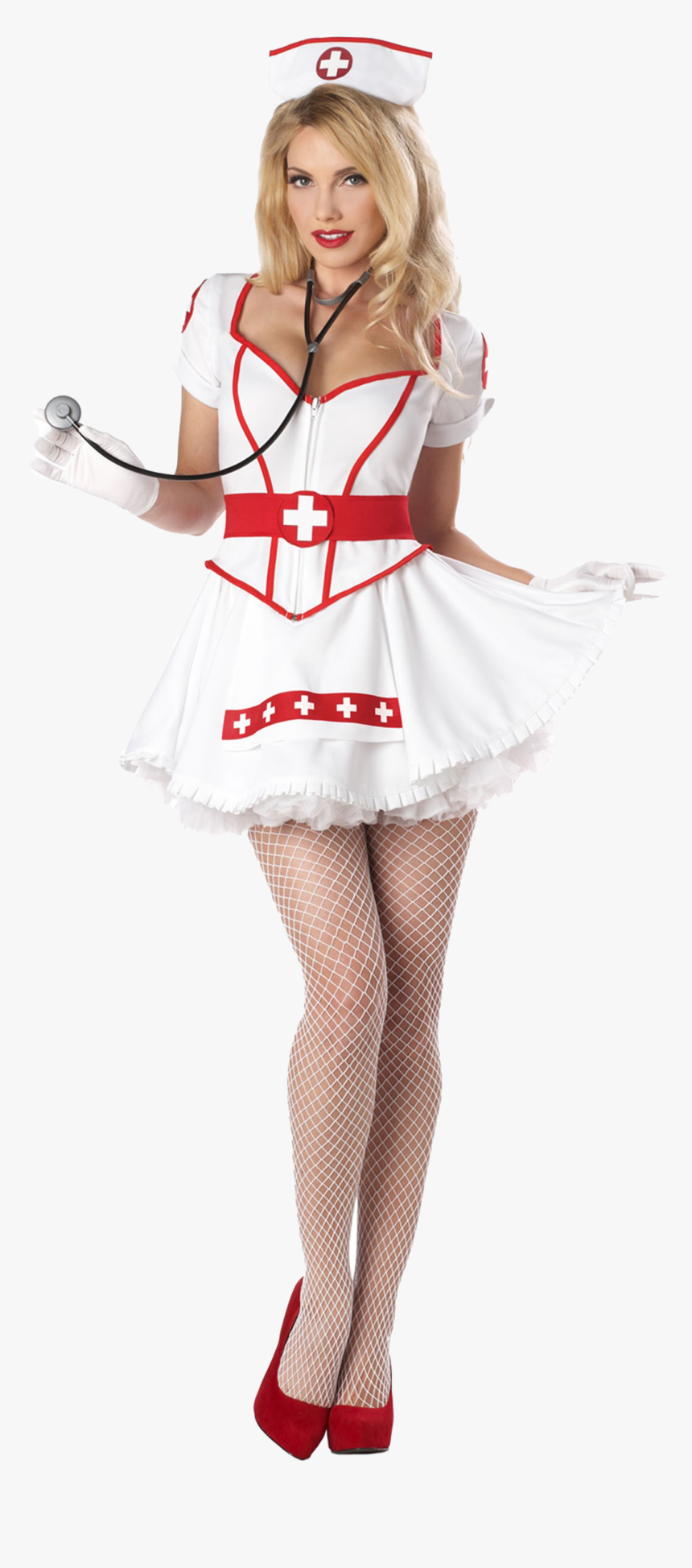 Sexy Nurse Halloween Costume, HD Png Download