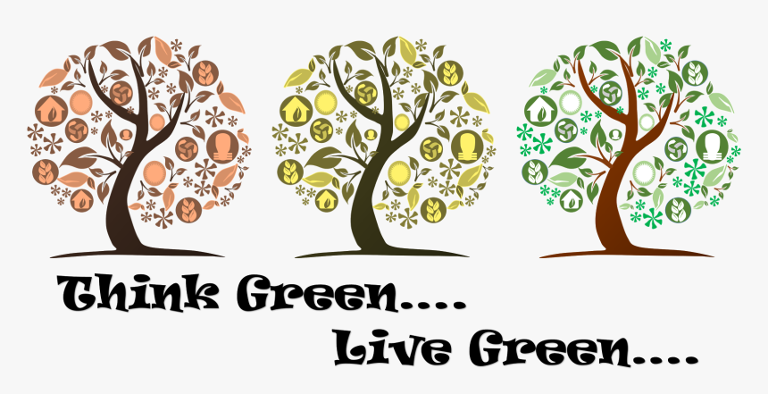 Think Green Live Green Poster - Think Green Live Green, HD Png Download