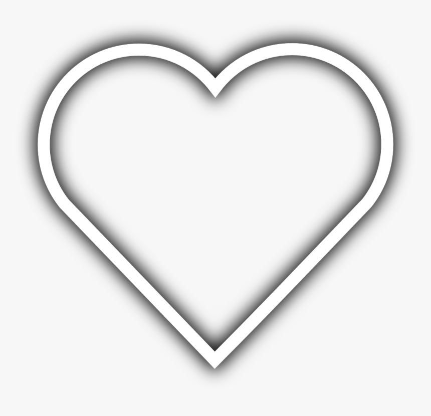 White Heart Icon Transparent, HD Png Download