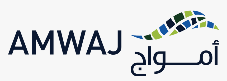 Amwaj Arabic Logo, HD Png Download
