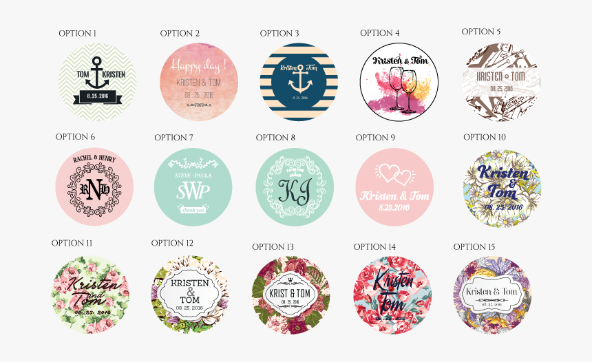 Please Choose The Monogram Style You Want From The - Circle, HD Png Download