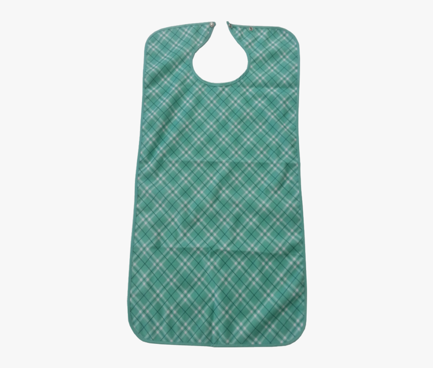 Babero Para Adultos Microfibra 3 Capas Y Corchetes - Plaid, HD Png Download
