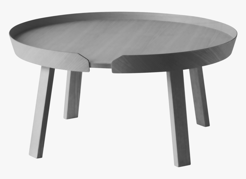 10078 Around Large Dark Grey 1503396164 - Muuto Around Coffee Table Large Dark Grey, HD Png Download