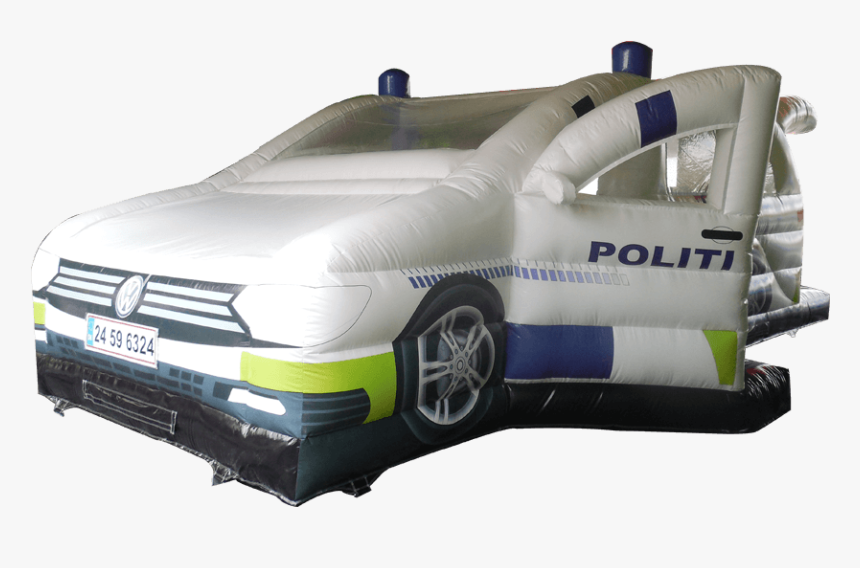 Police Car Bouncy Castle - Peugeot, HD Png Download