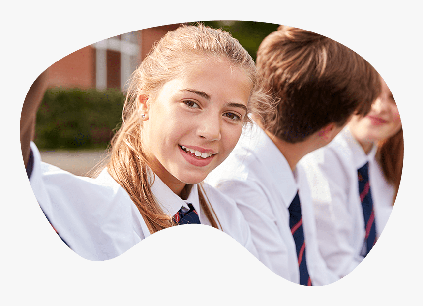Teenagers Portrait Outside School Uniform, HD Png Download