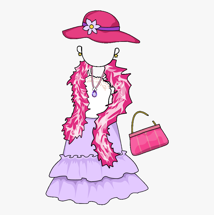 Girls Clipart Dress - Illustration, HD Png Download