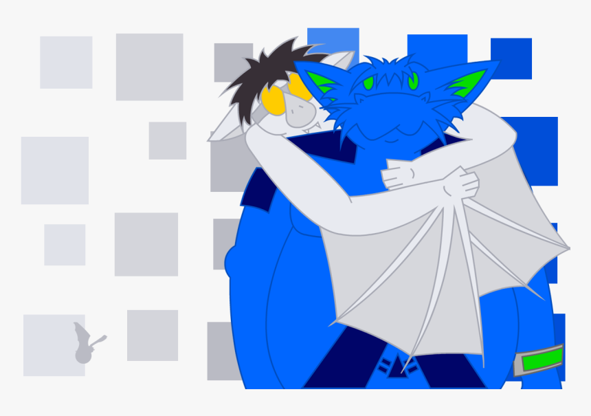 Sneaking A Hug - Cartoon, HD Png Download