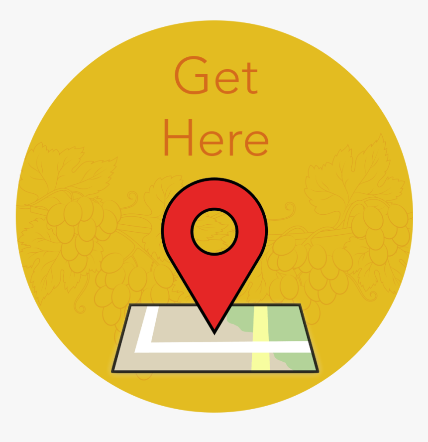 Get Here Button - Circle, HD Png Download