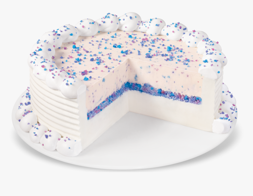 Cotton Candy Blizzard Ice Cream Cake, HD Png Download