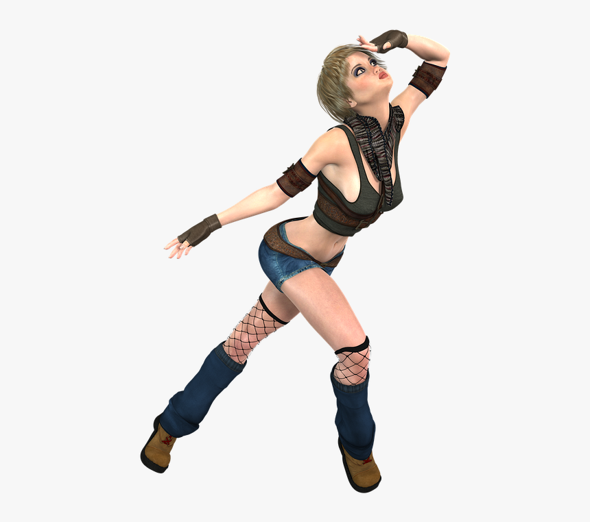 Action Dance Png Picture - Girl, Transparent Png