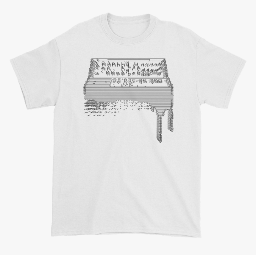Image Of Rzrshrp Scanline Synth Logo T-shirt - Musical Keyboard, HD Png Download