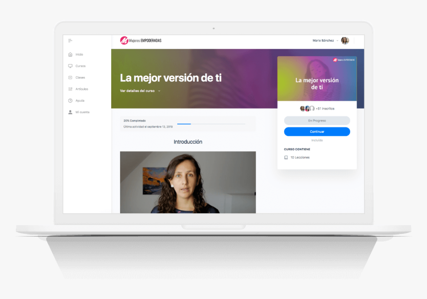 Curso La Mejor Version De Ti Mujeres Empoderadas - Website, HD Png Download