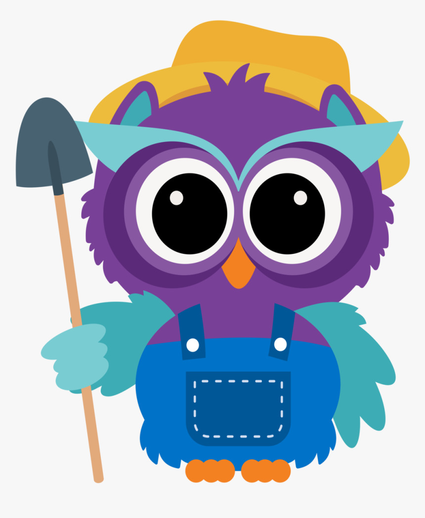 Huey-2 - Design Animated Owl Png, Transparent Png