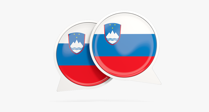 Round Chat Icon - Slovenia Flag, HD Png Download
