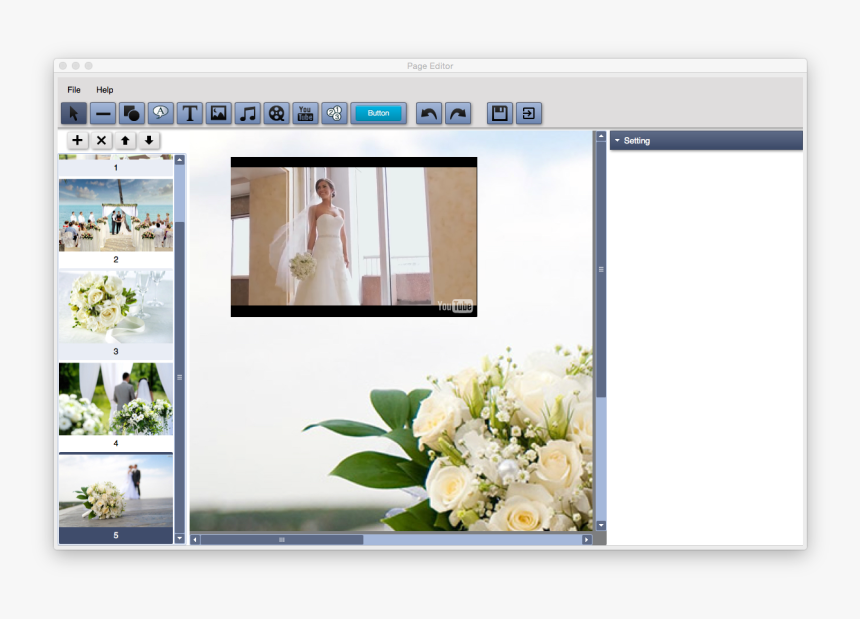Digital Album With Video - Bouquet, HD Png Download