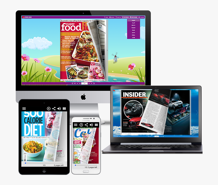 Flipbook Converter, Ebook - Super Food Ideas, HD Png Download