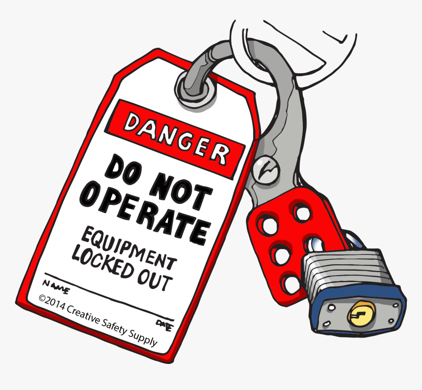 Lockout Tagout Png Lock Out And Tag Out, Transparent Png