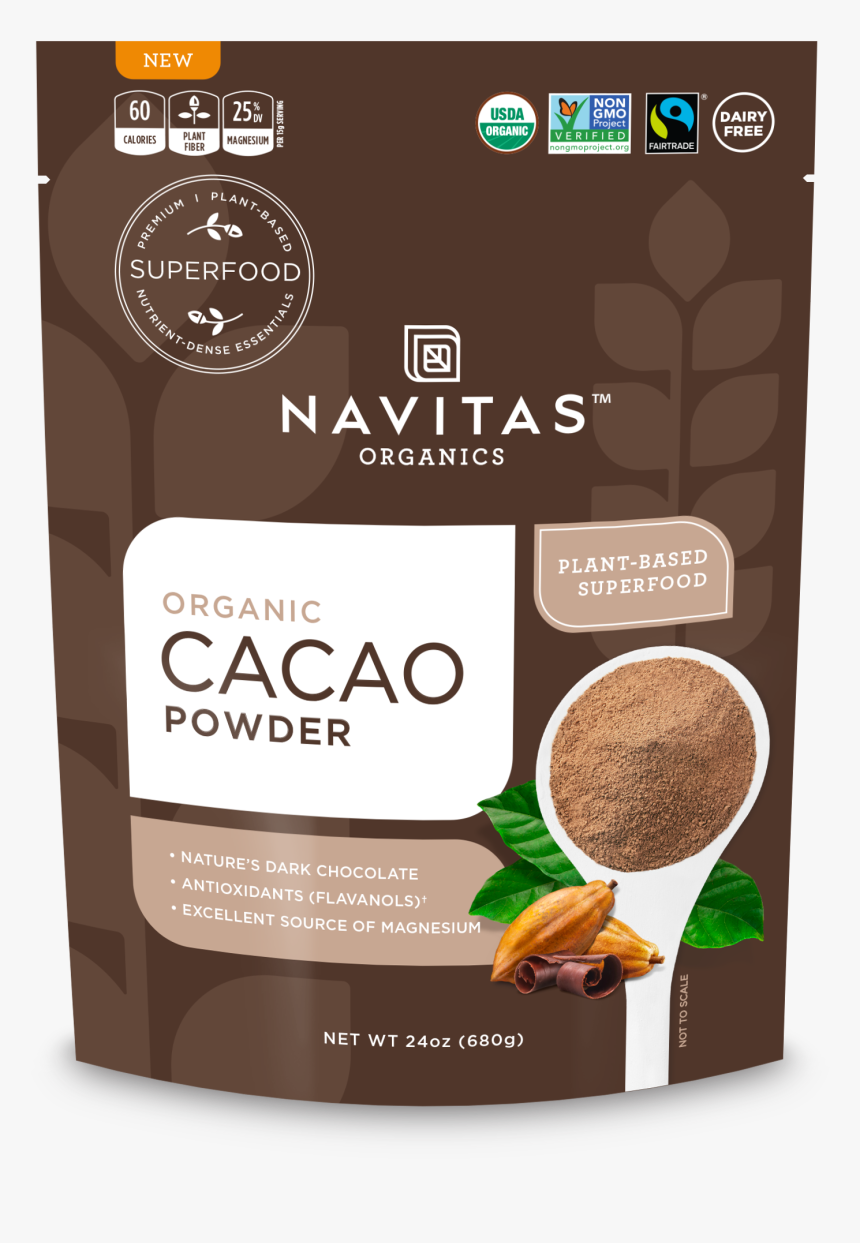 Navitas Organics Cacao Powder, HD Png Download