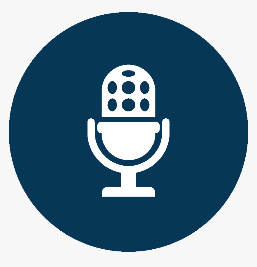 Transparent Microphone Icon Png - Circle, Png Download