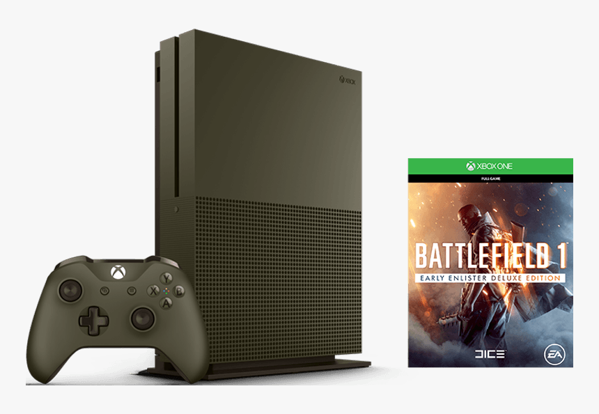Xbox One S Battlefield 1 Bundle, HD Png Download