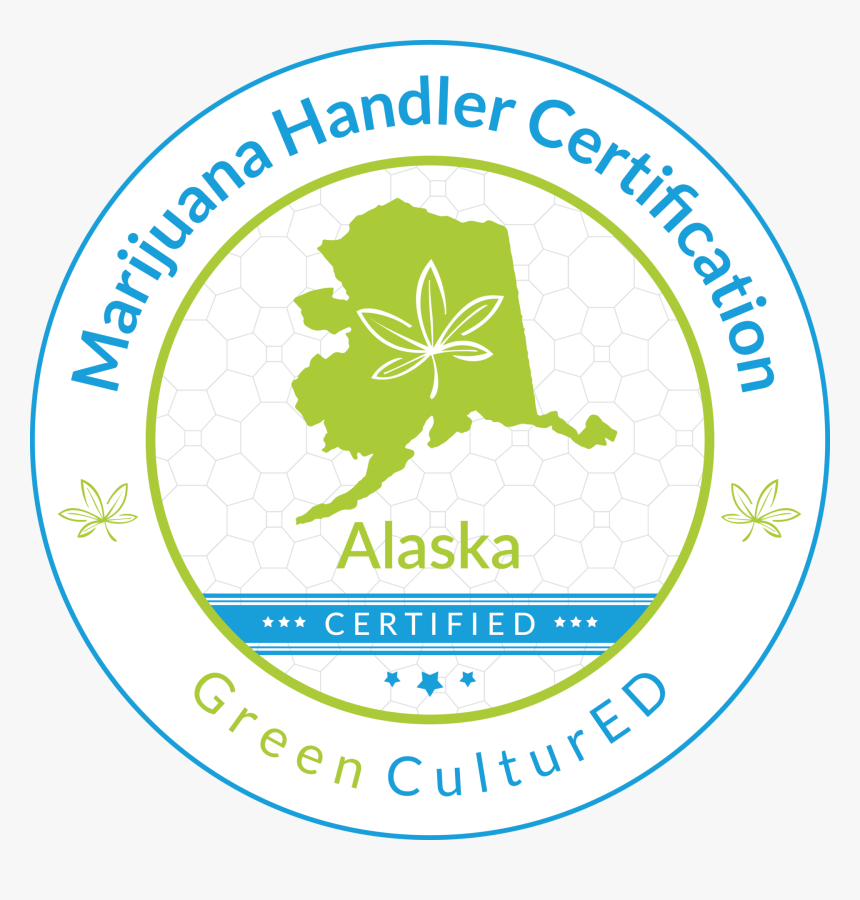 Alaska Marijuana Handler Certification - Alaska Map, HD Png Download