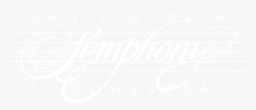 Santa Monica Symphony - Calligraphy, HD Png Download