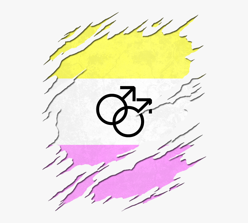 Non Binary Flag Art, HD Png Download