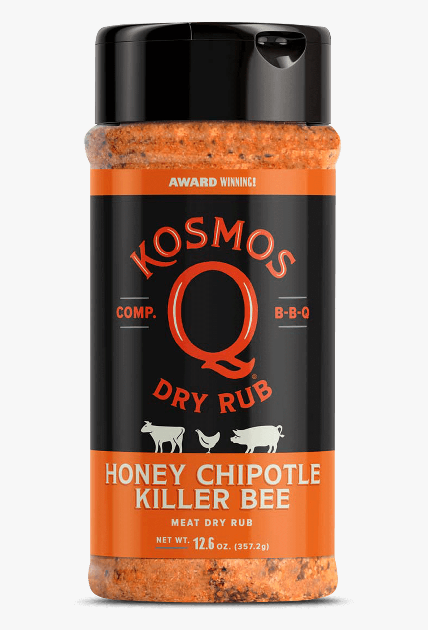 Killer Bee Chipotle Honey Rub Front View Kosmo S Q - Killer Bee Honey Rub, HD Png Download