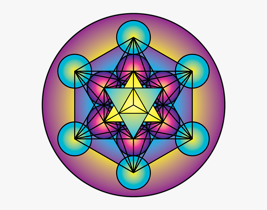 Merkaba Metatron's Cube, HD Png Download