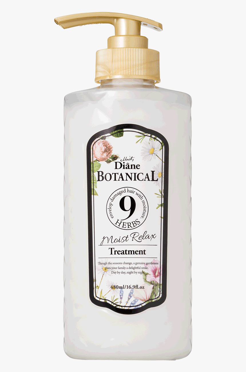 Moist Diane Botanical Moist Relax Treatment 480ml - Moist Diane Botanical 9 Herbs Shampoo Png, Transparent Png