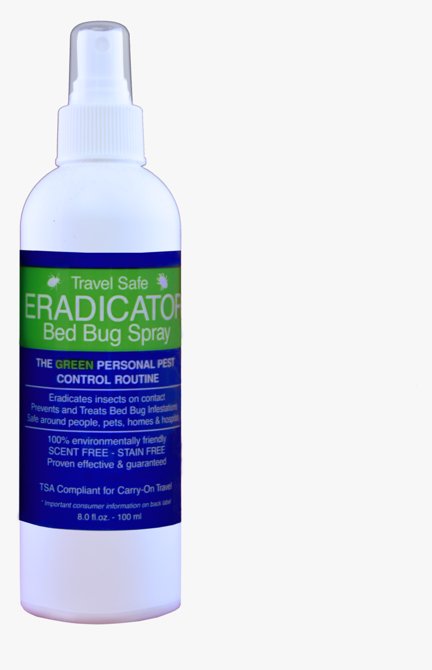 Travel Safe Bed Bug Eradicator Spray - Cosmetics, HD Png Download