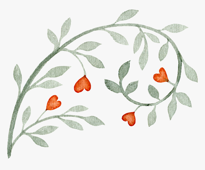 Love Gray Vine Decoration Vector - Portable Network Graphics, HD Png Download