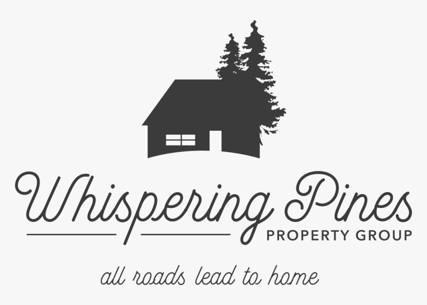Whisperingpines Pg Logo Charcoal Web - Christmas Tree, HD Png Download