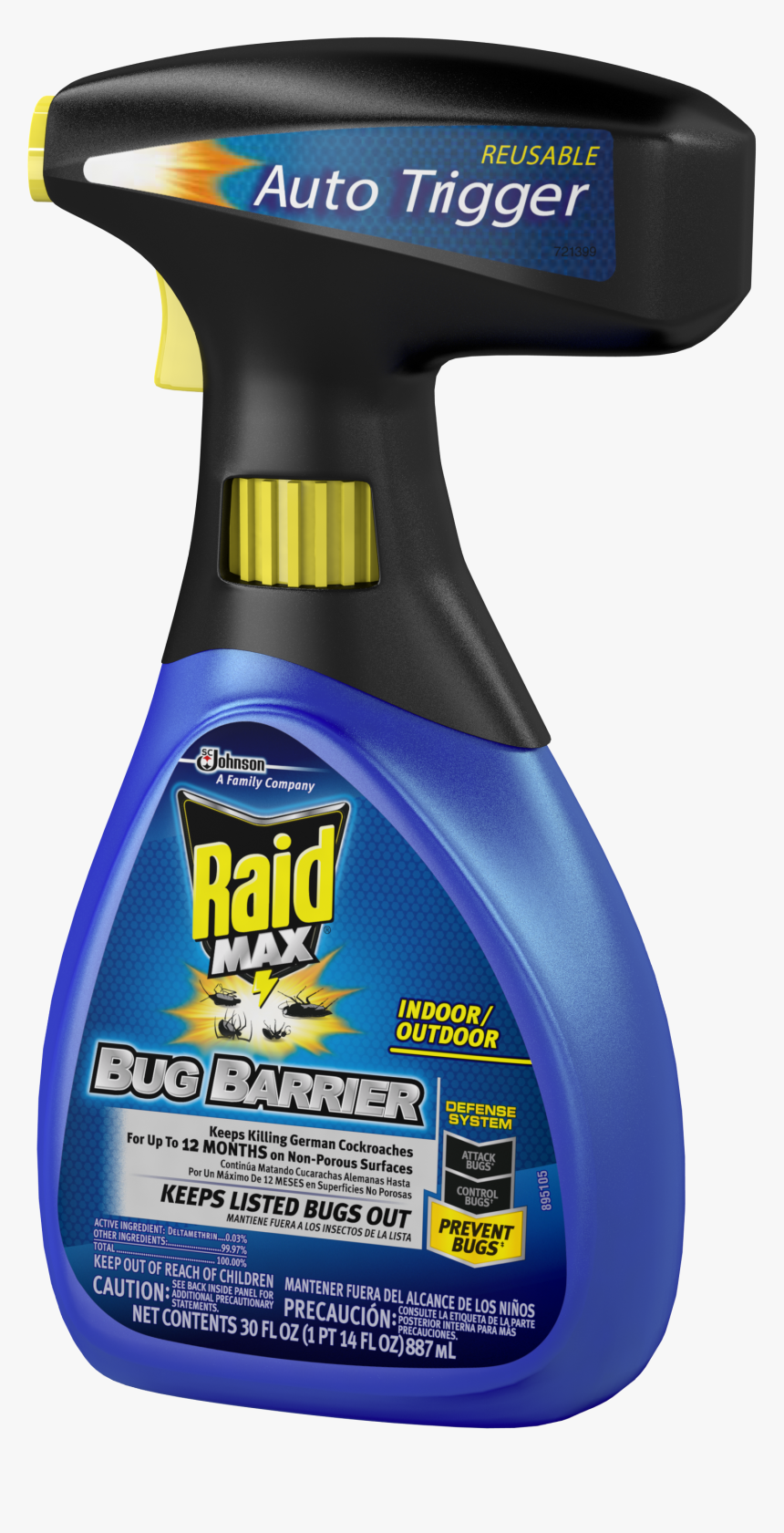 Mortein Bed Bug Spray Images - Raid Border Spray, HD Png Download