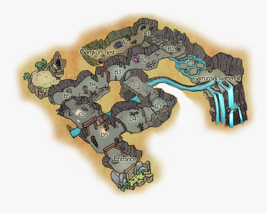Garrun Coords - Map, HD Png Download