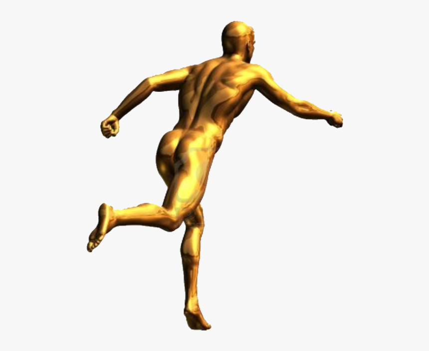 Adam Spre Mântuire ,3d Spate - Golden Running Man Vector, HD Png Download