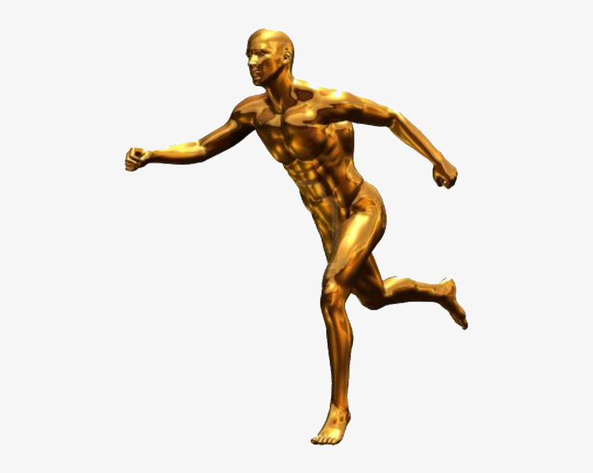 Adam Spre Mântuire ,3d Faţă - Golden Person, HD Png Download