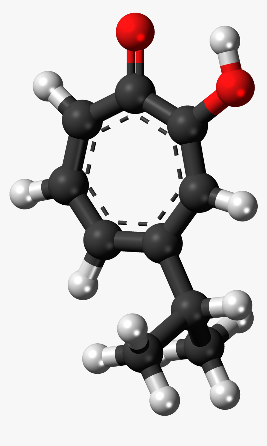 Gamma Thujaplicin 3d Balls - Glutamic Acid Ball And Stick Model, HD Png Download