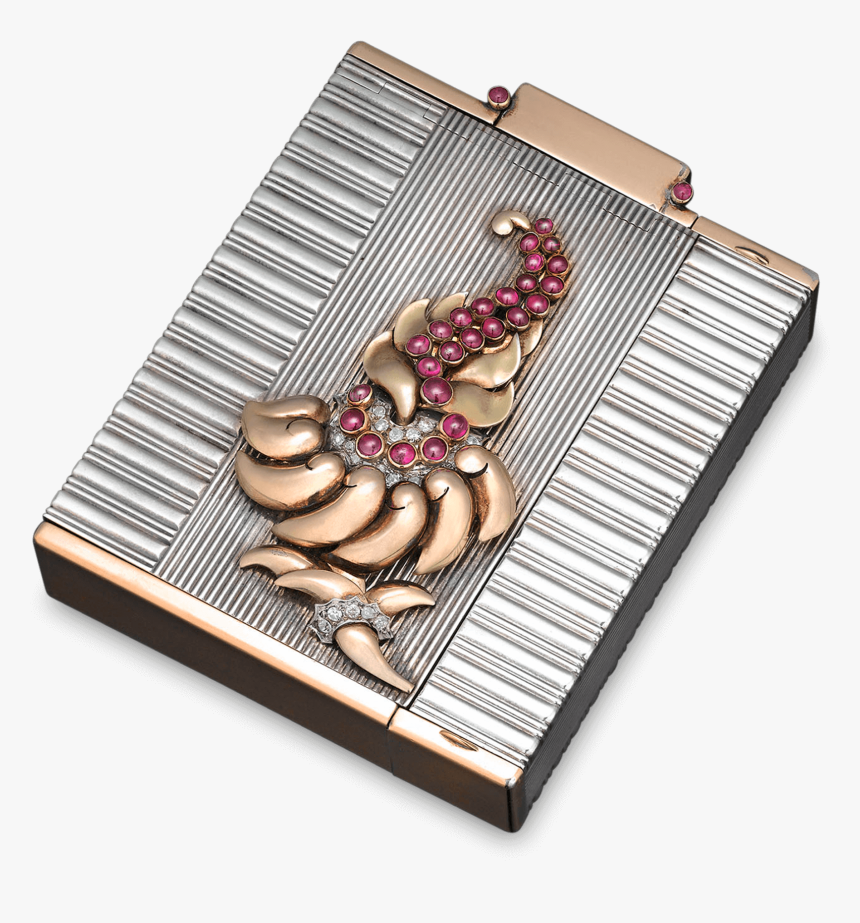 Retro Compact Owned By Joan Fontaine - Earrings, HD Png Download