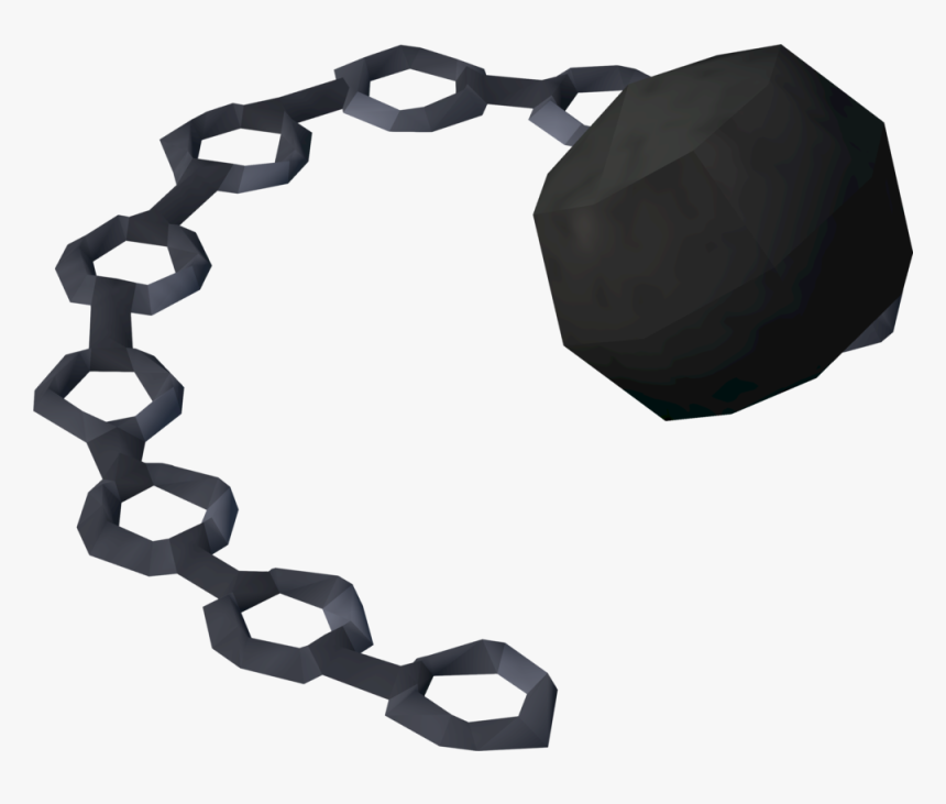 Transparent Cannonball Png - Cannonball With Chain, Png Download