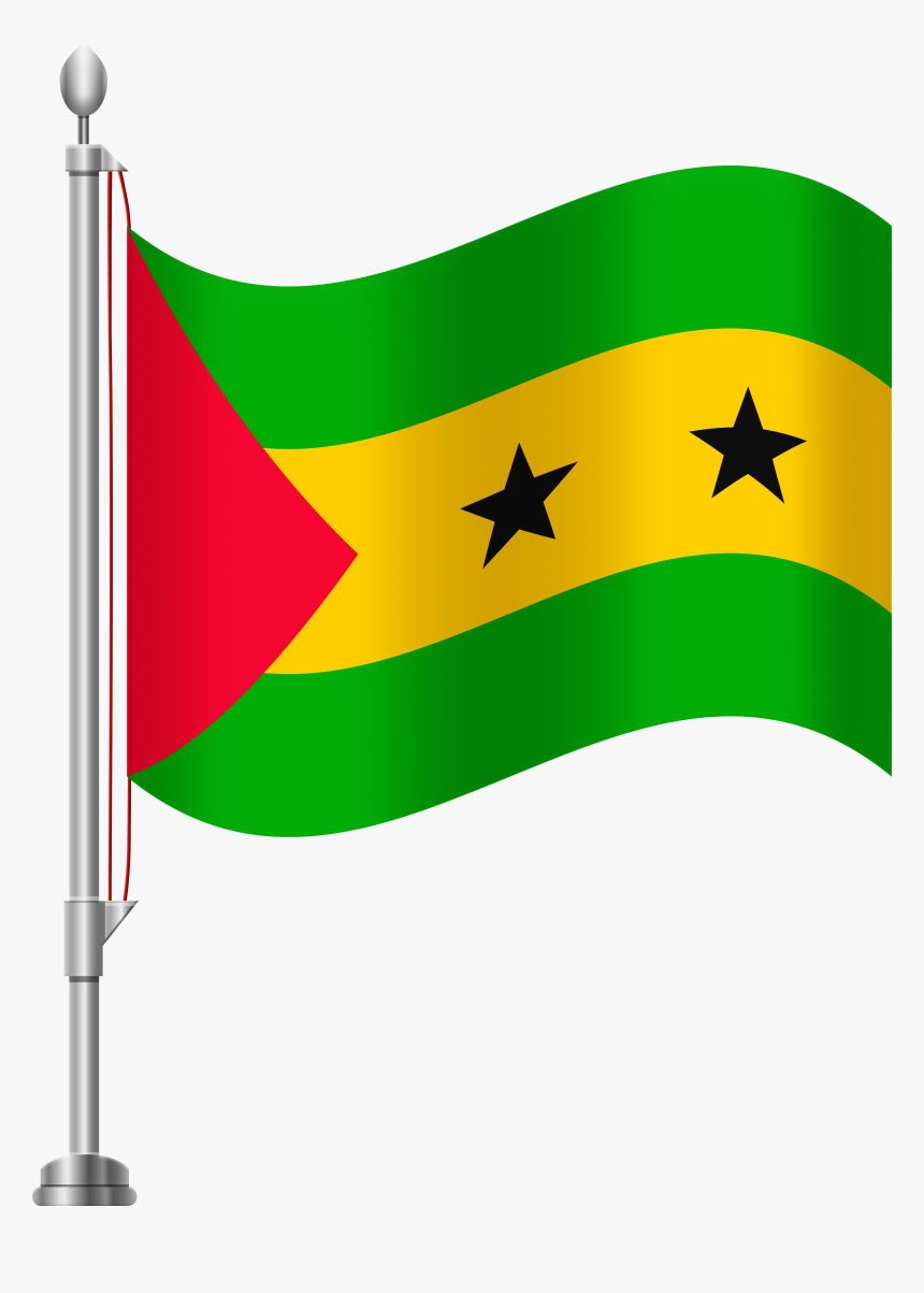 Sao Tome And Principe Flag Png Clip Art, Transparent Png