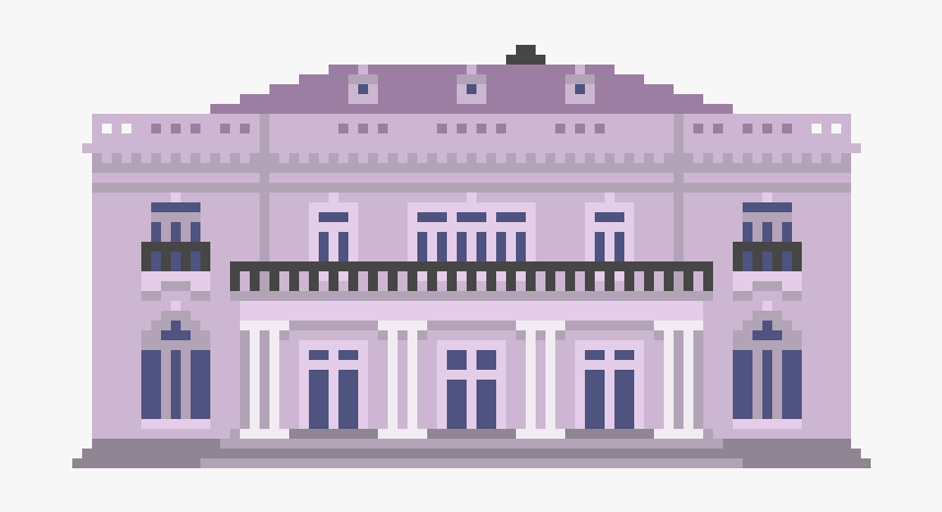Pixelated New Orleans House - Architecture, HD Png Download