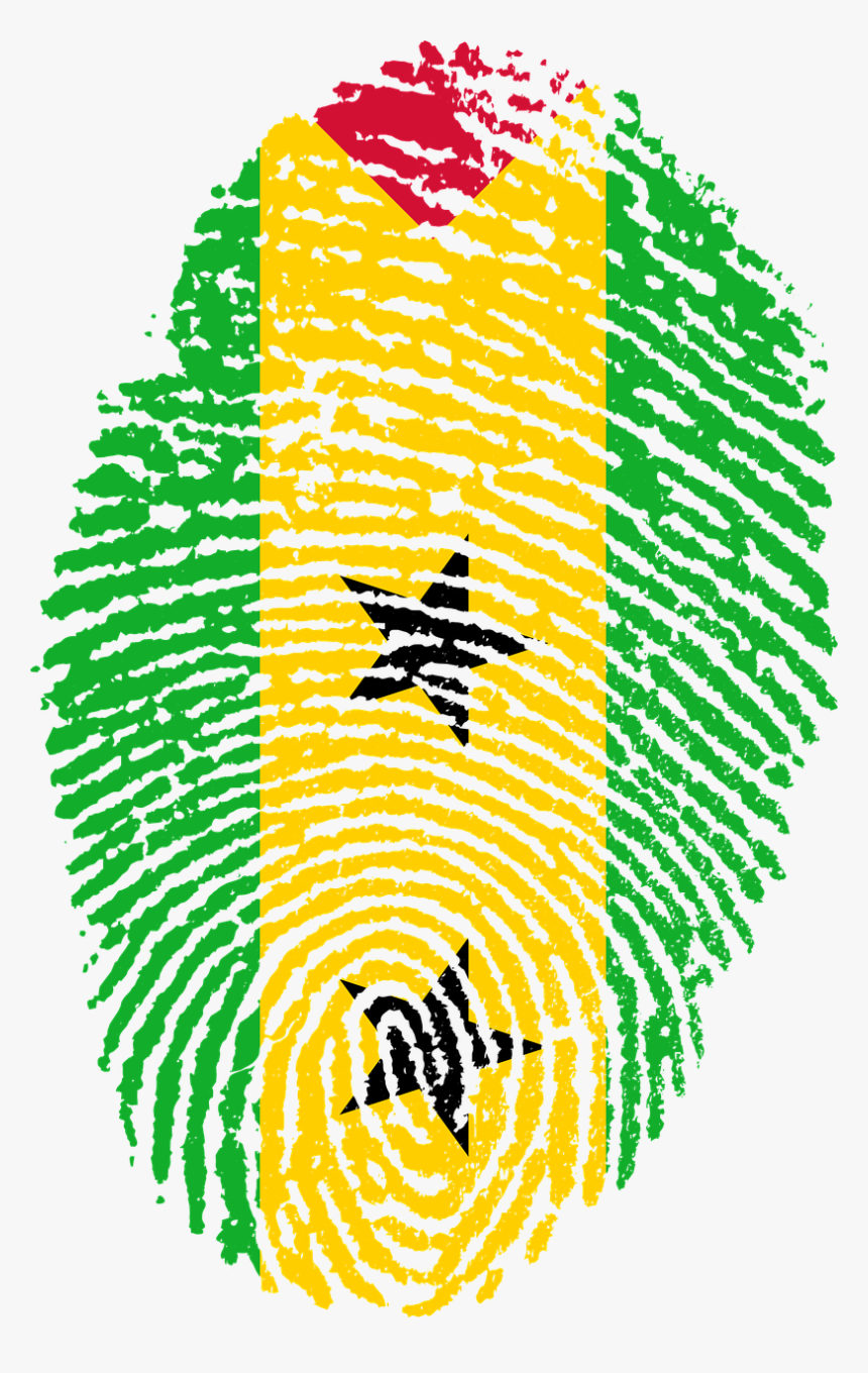 Haiti Flag Fingerprint, HD Png Download