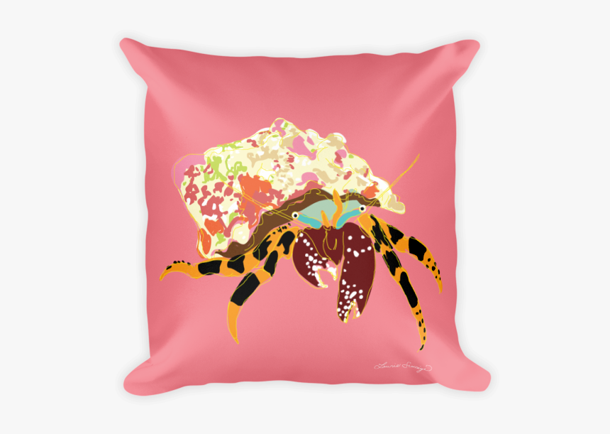 Painted Hermit Crab Pillow - Pillow, HD Png Download