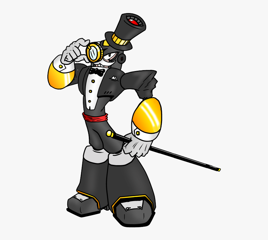 Monocle Man - Cartoon, HD Png Download