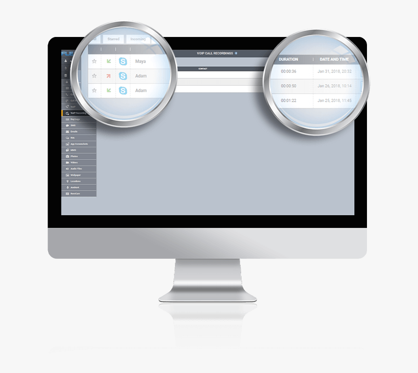 Skype Call Recording On Android - Features Of History Of Internet, HD Png Download