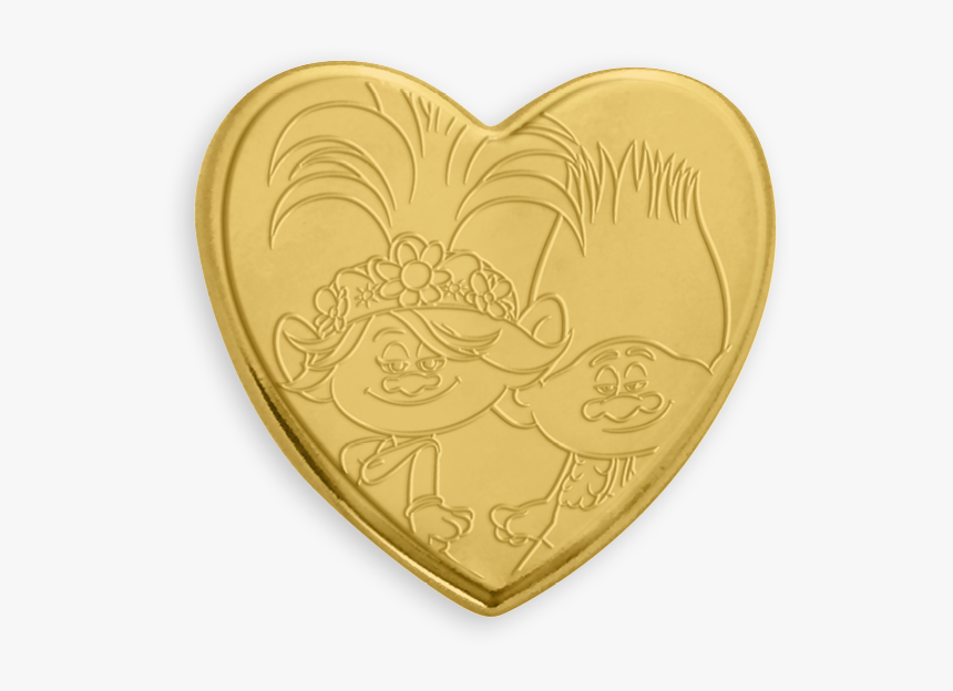 Trolls World Tour Pin - Heart, HD Png Download