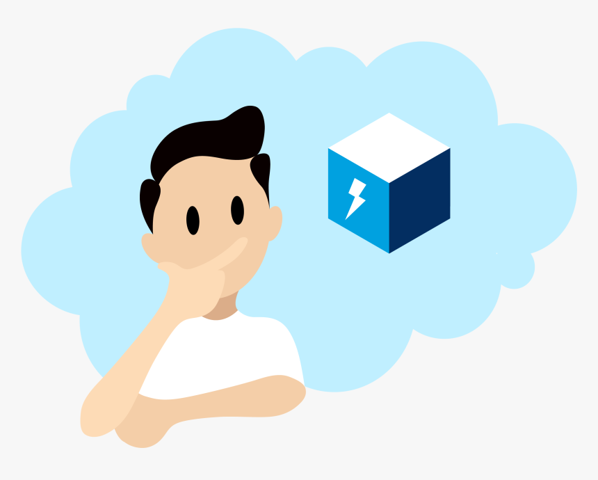 Hd A Person Wondering What A Design System Is - Person Wondering, HD Png Download