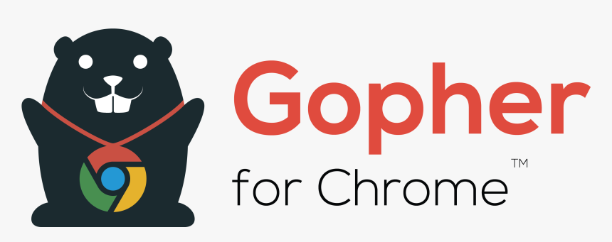 Transparent Gopher Png - Gopher For Chrome, Png Download