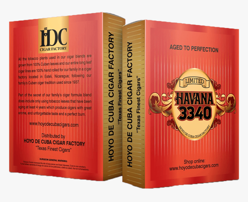 Havana 3340 Robusto Extra Cigars - Book Cover, HD Png Download